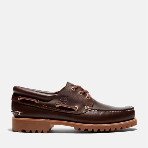 Mens Timberland? Authentic 3-Eye Lug Handsewn Boat Shoe