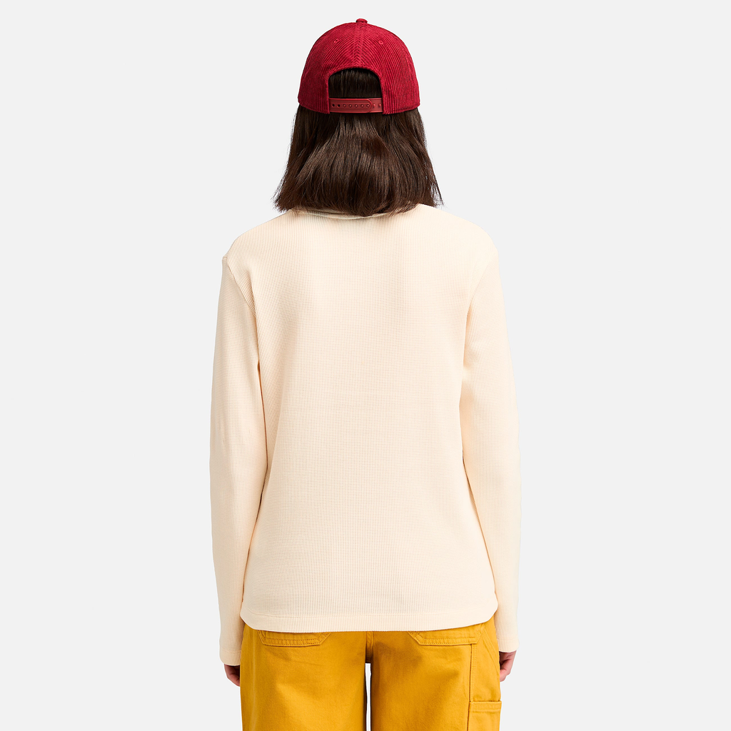 Womens Timberland? Long-Sleeve Waffle T-Shirt - Image 3