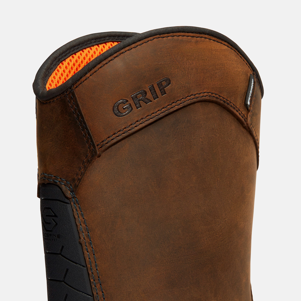 Mens Boondock Waterproof Pull-On Comp-Toe Work Boot - Image 7