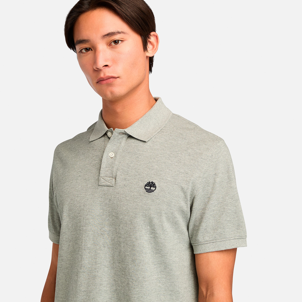 Mens Millers River Short-Sleeve Pique Polo Shirt - Image 3