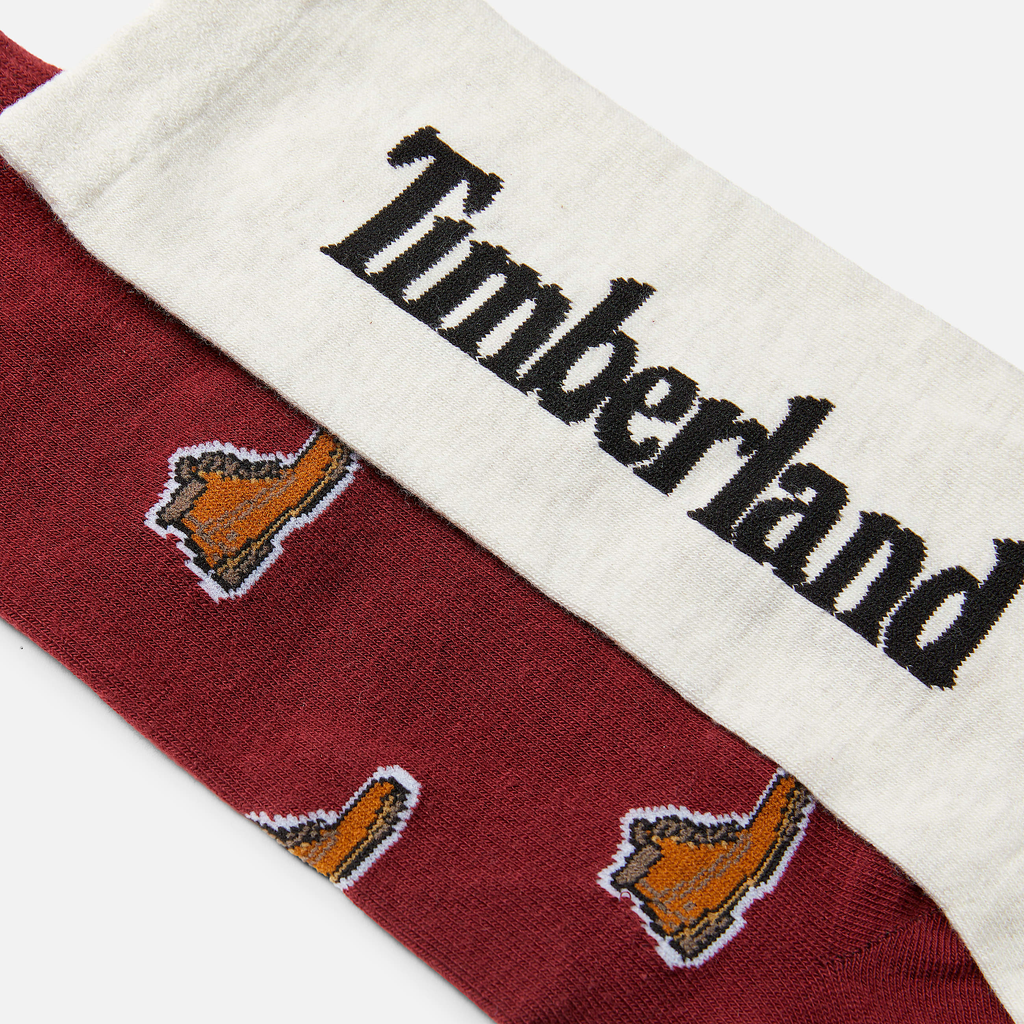 2-Pack Timberland? All Over Print Crew Sock - Image 2