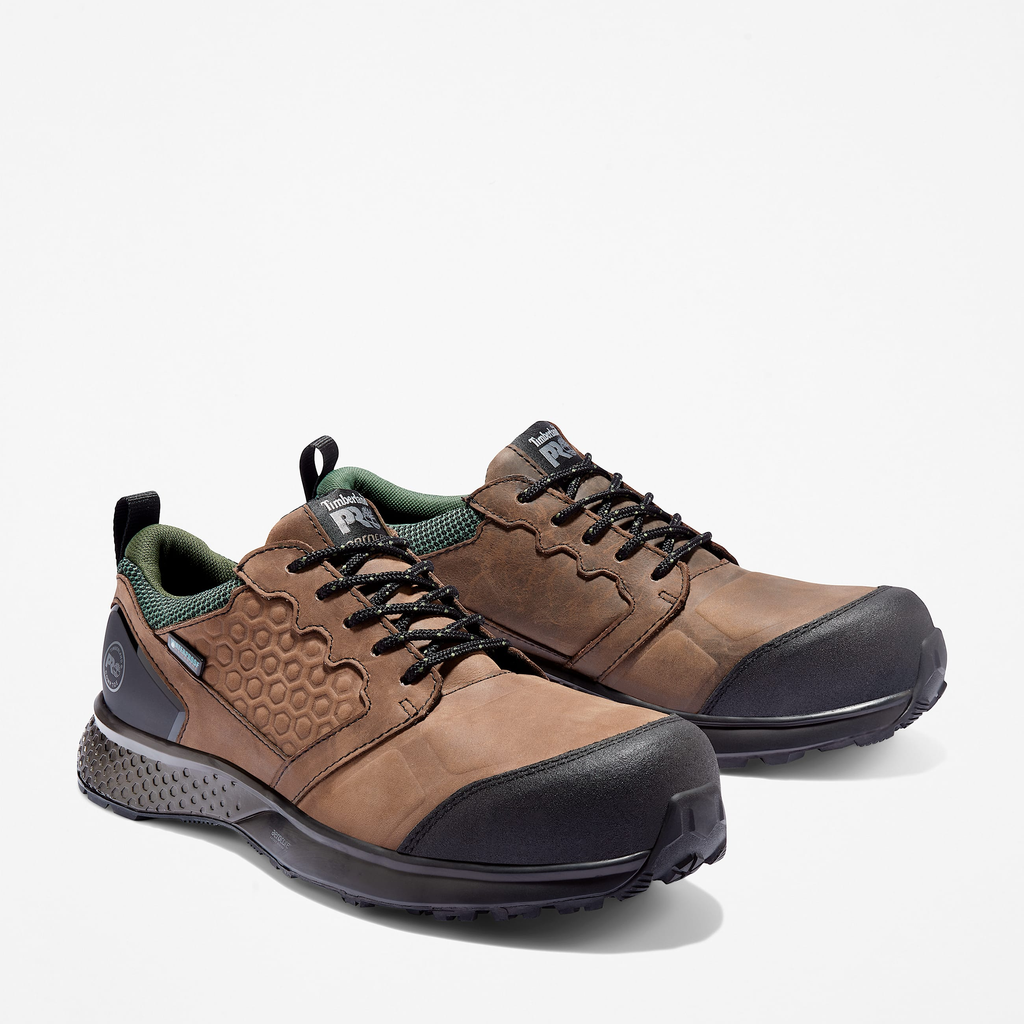 Mens Reaxion Composite Toe Waterproof Work Sneaker - Image 4