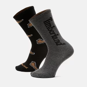 2-Pack Timberland? All Over Print Crew Sock