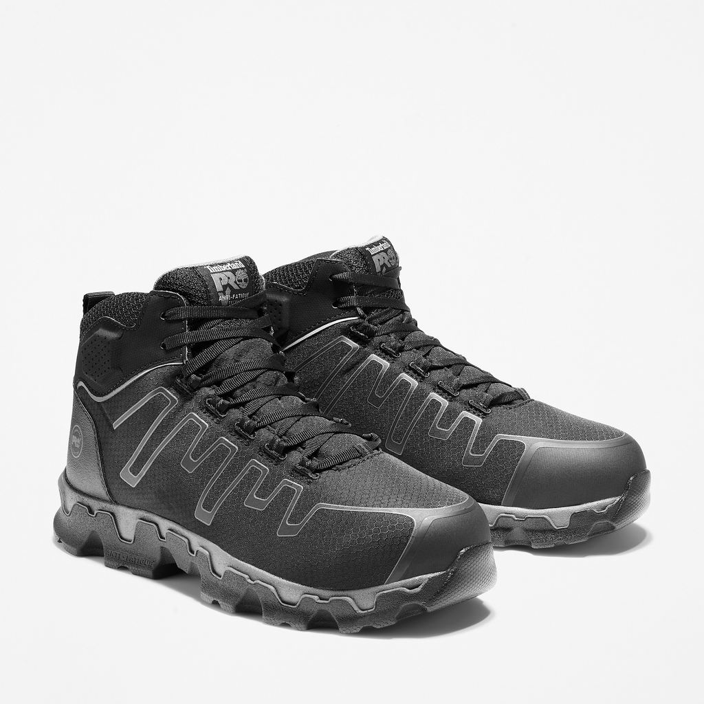 Mens Timberland PRO Powertrain Sport Alloy-Toe Mid Athletic Work Boot - Image 4