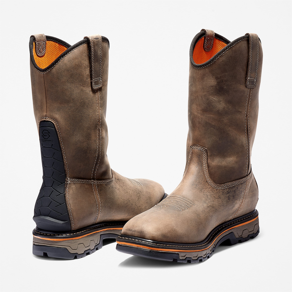 Mens True Grit Pull On Waterproof Work Boot - Image 5