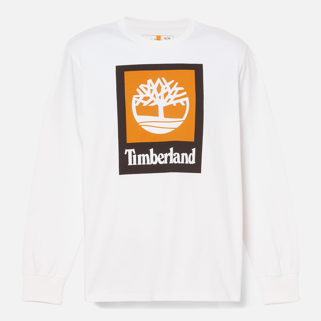 Mens Stack Logo Colored Long Sleeve T-Shirt - Image 5