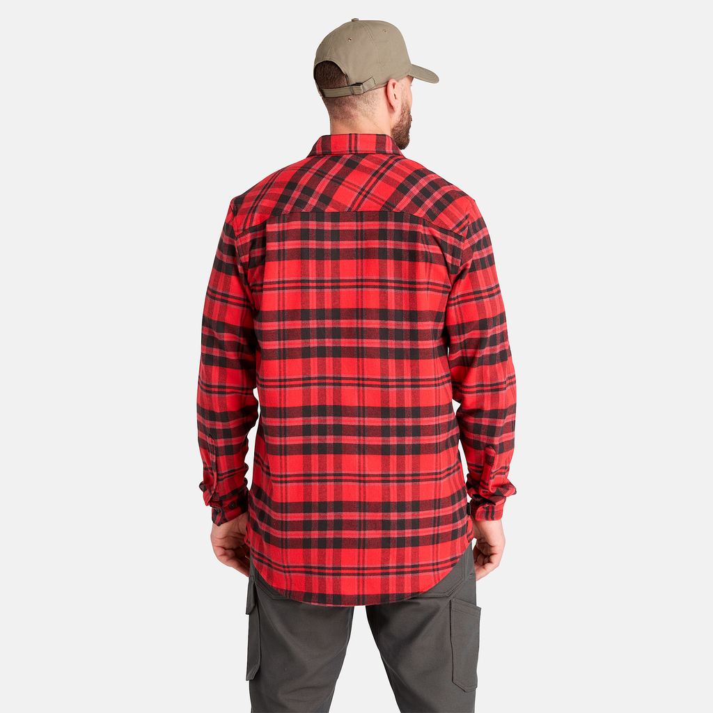 Mens Timberland PRO? Woodfort Midweight Flannel Shirt - Image 5