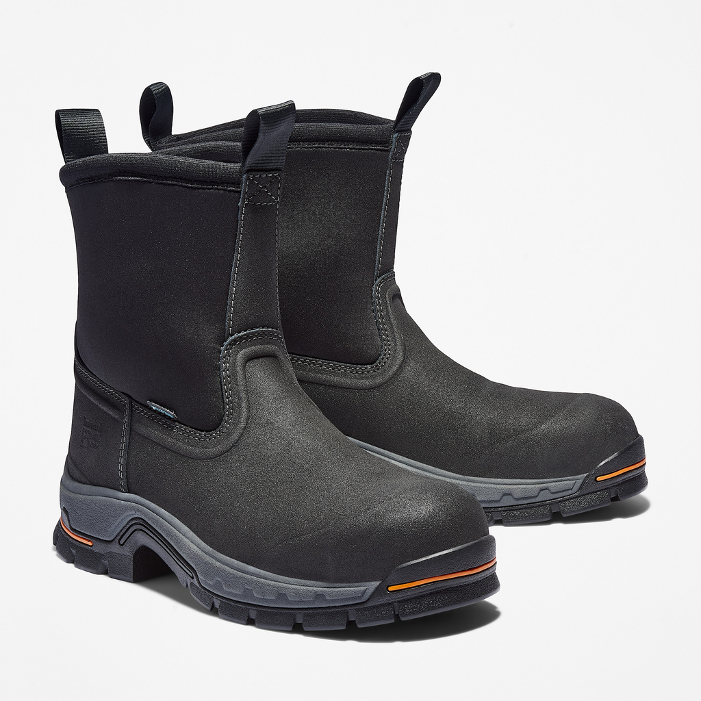 Mens Stockdale Pull On Alloy Toe Waterproof Work Boot - Image 4