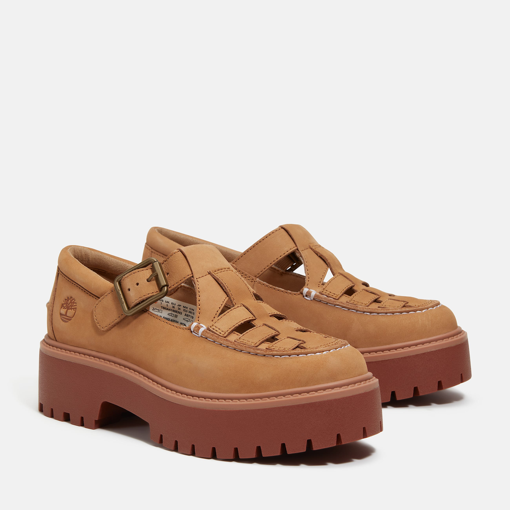 Womens Stone Street Platform Buckle Shoe - Image 6
