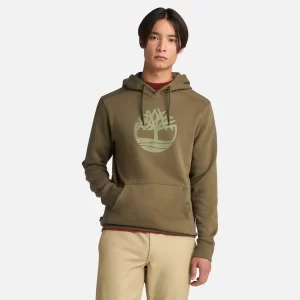 Mens Kennebec River Tree Logo Hoodie