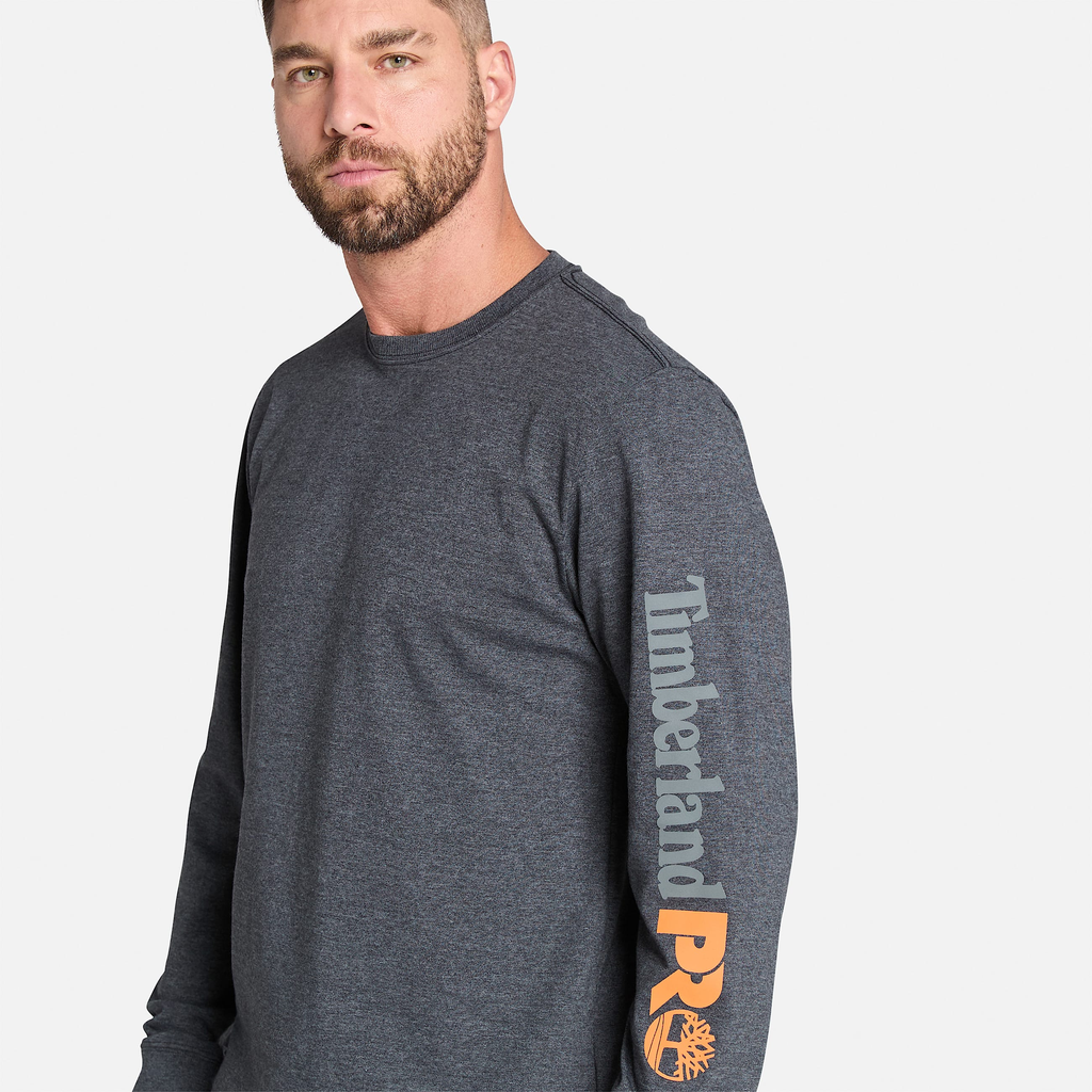 Mens Timberland PRO? Core Logo Long-Sleeve T-Shirt - Image 3