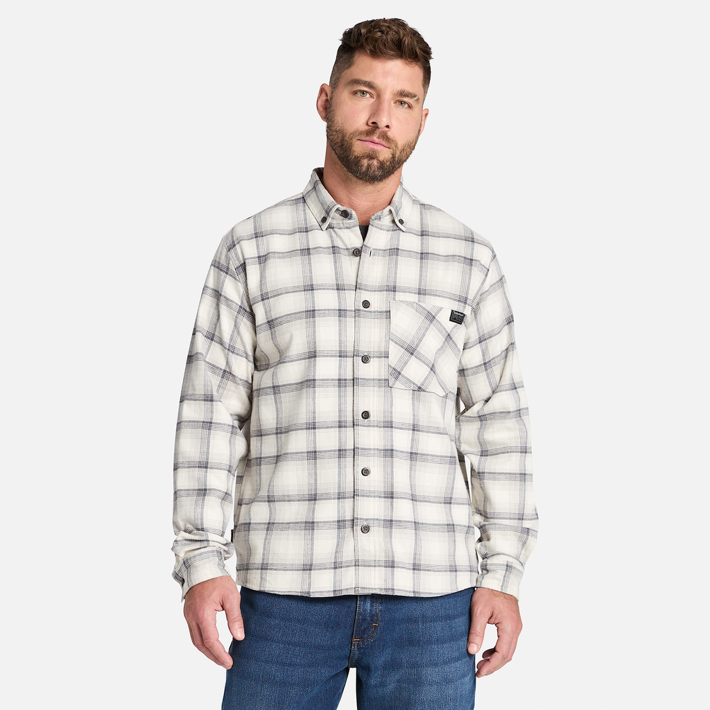 Mens Timberland PRO? Woodfort Lightweight Flannel Flex Shirt