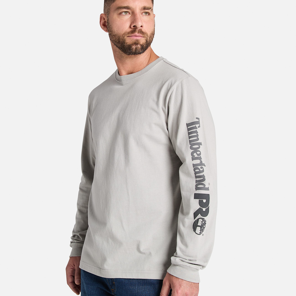 Mens Timberland PRO? Core Logo Long-Sleeve T-Shirt - Image 3