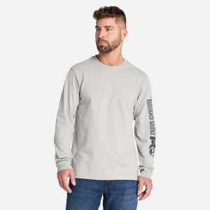 Mens Timberland PRO? Core Logo Long-Sleeve T-Shirt