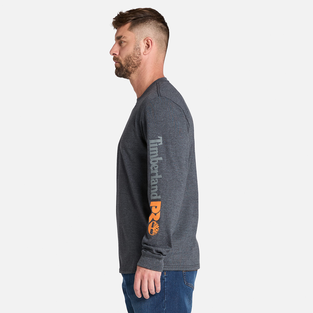Mens Timberland PRO? Core Logo Long-Sleeve T-Shirt - Image 5