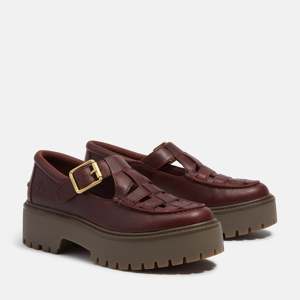 Womens Stone Street Platform Buckle Shoe - Image 3