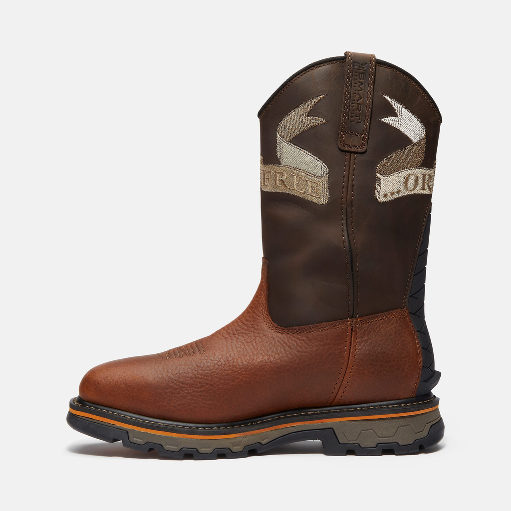 Mens True Grit Live Free or Die Pull-On Soft Toe Waterproof Work Boot - Image 5