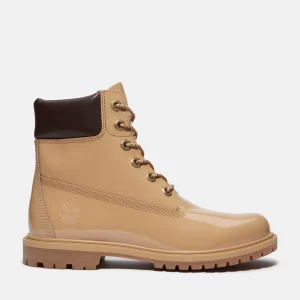 Womens Patent Leather Premium 6-Inch Waterproof Boot