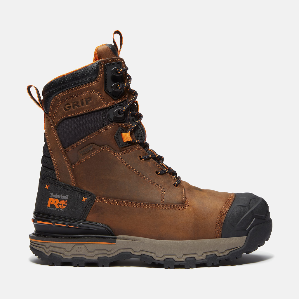 Mens Boondock Ultralight 8" Composite Toe Waterproof Insulated Work Boot
