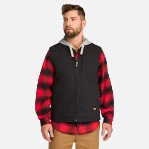 Mens Timberland PRO? Gritman Fleece-Lined Canvas Vest