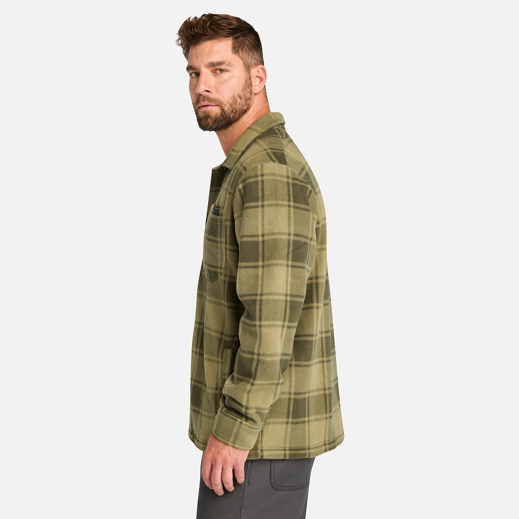 Mens Timberland PRO? Gritman Check Heavyweight Fleece Shirt - Image 3