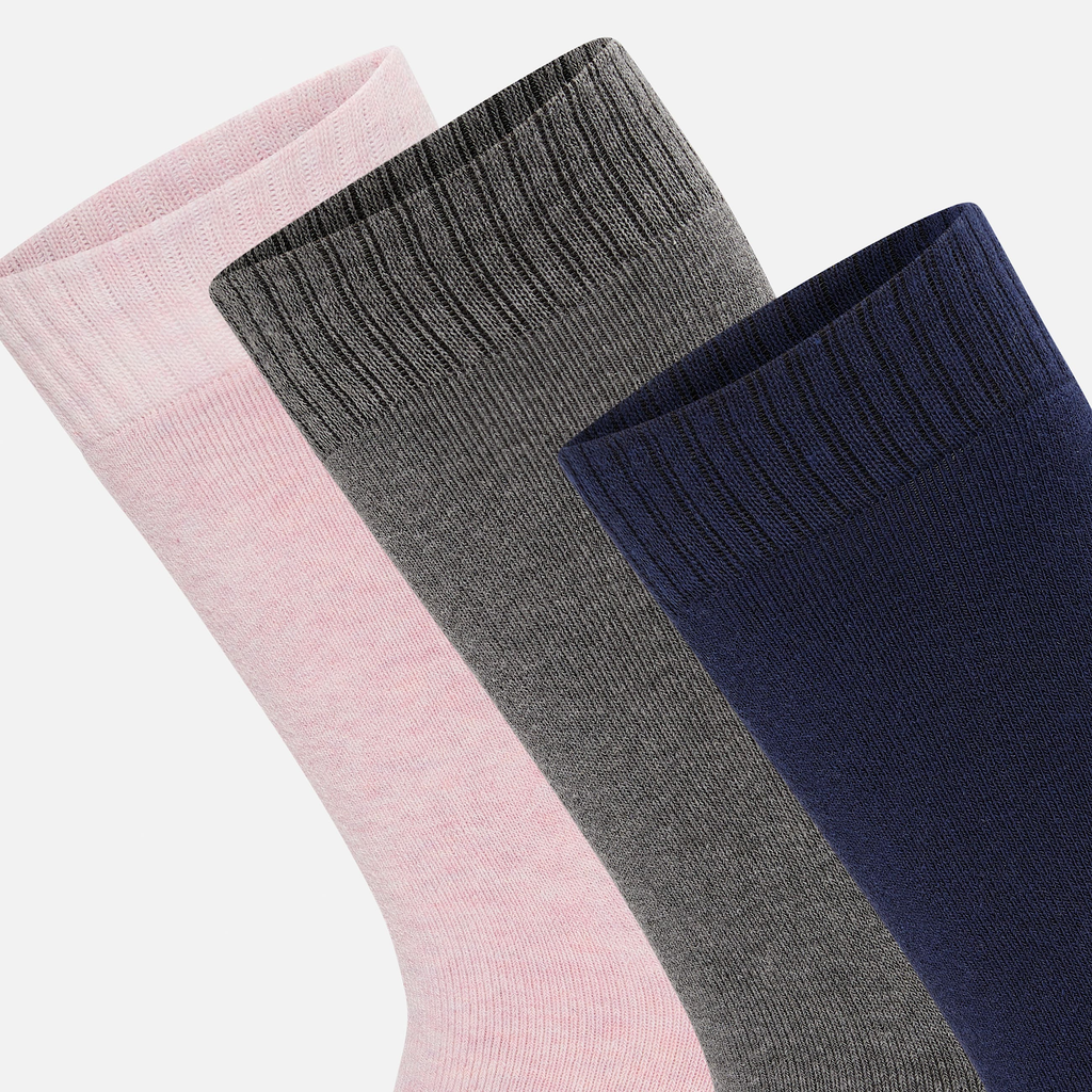 Womens Ashland 3-Pack Heathered Boot Crew Sock - Image 3