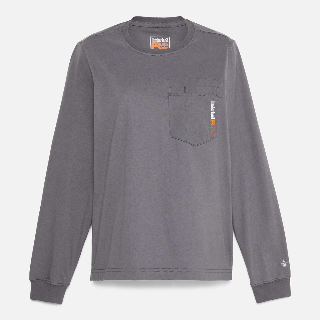 Womens Timberland PRO? Cotton Core Flame-Resistant Long-Sleeve T-Shirt - Image 6