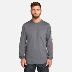 Mens Timberland PRO? Cotton Core Flame-Resistant Long-Sleeve T-Shirt