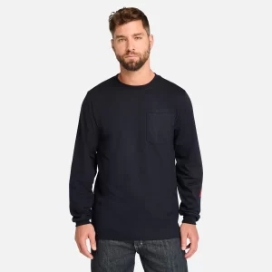 Mens Timberland PRO? Cotton Core Flame-Resistant Long-Sleeve T-Shirt