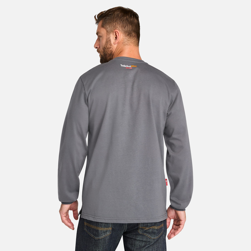 Mens Timberland PRO? Cotton Core Flame-Resistant Long-Sleeve Henley - Image 5
