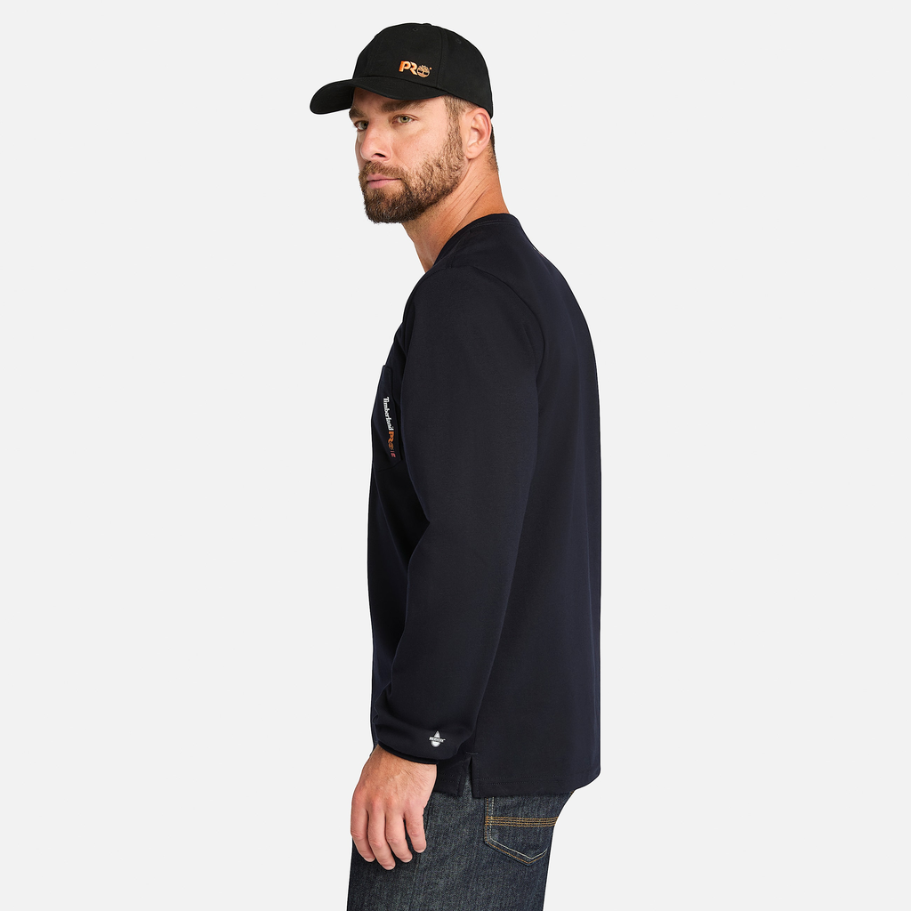 Mens Timberland PRO? Cotton Core Flame-Resistant Long-Sleeve T-Shirt - Image 6