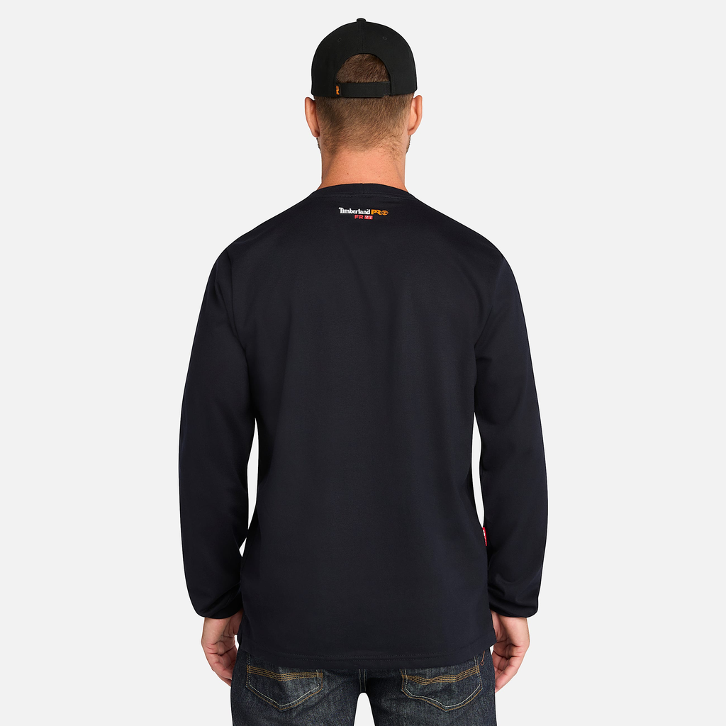 Mens Timberland PRO? Cotton Core Flame-Resistant Long-Sleeve T-Shirt - Image 7
