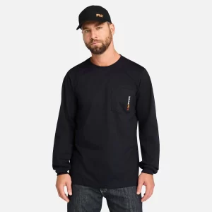 Mens Timberland PRO? Cotton Core Flame-Resistant Long-Sleeve T-Shirt