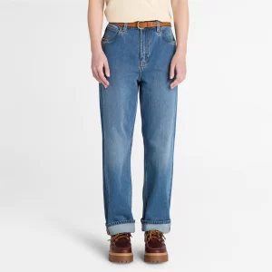 Womens Denim Straight Pant