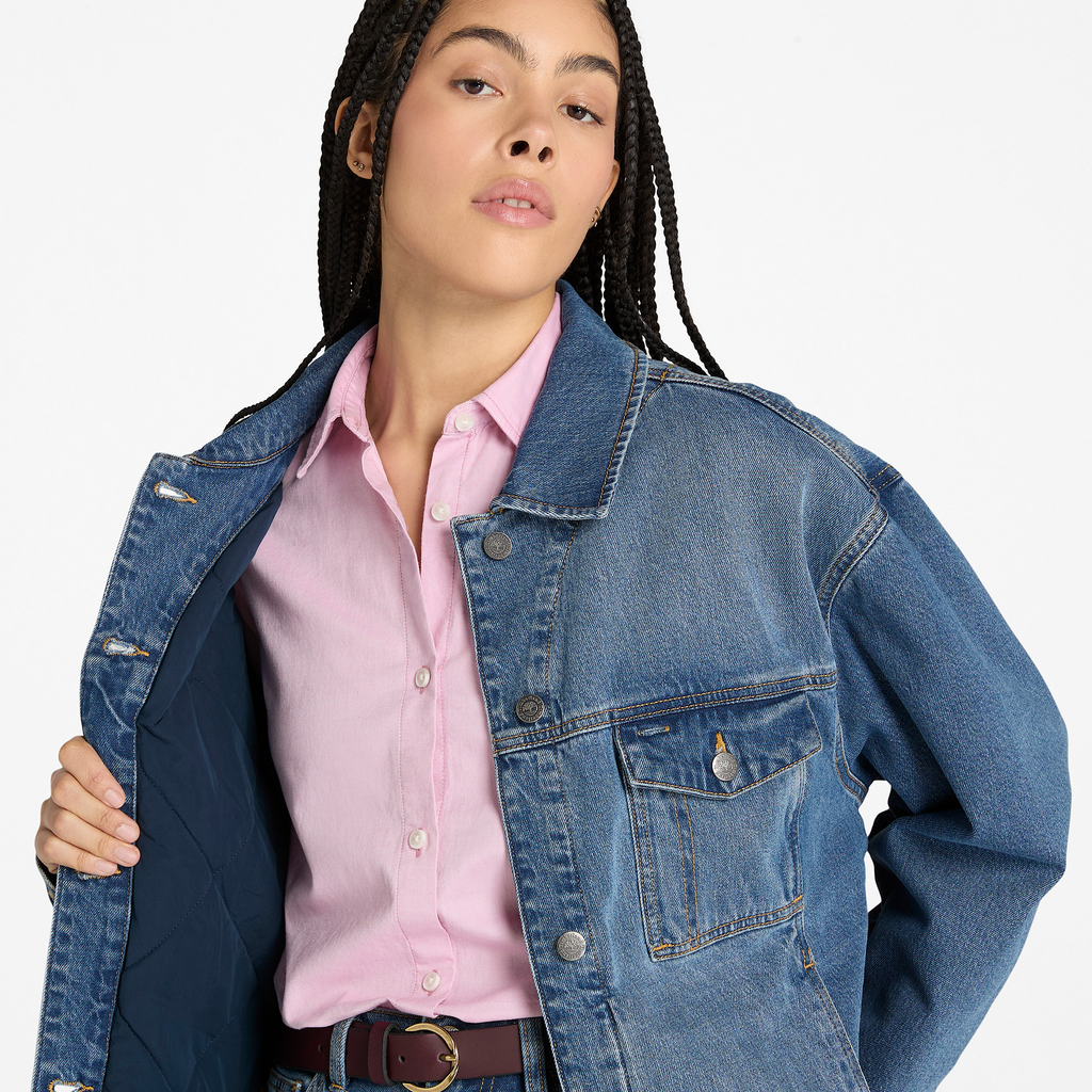 Womens Denim Archive Insulated Jacket - Image 4