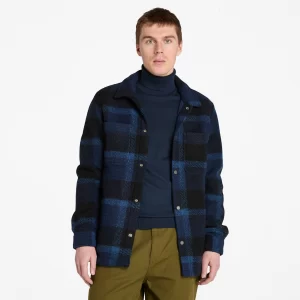 Mens Wool Blend Shacket