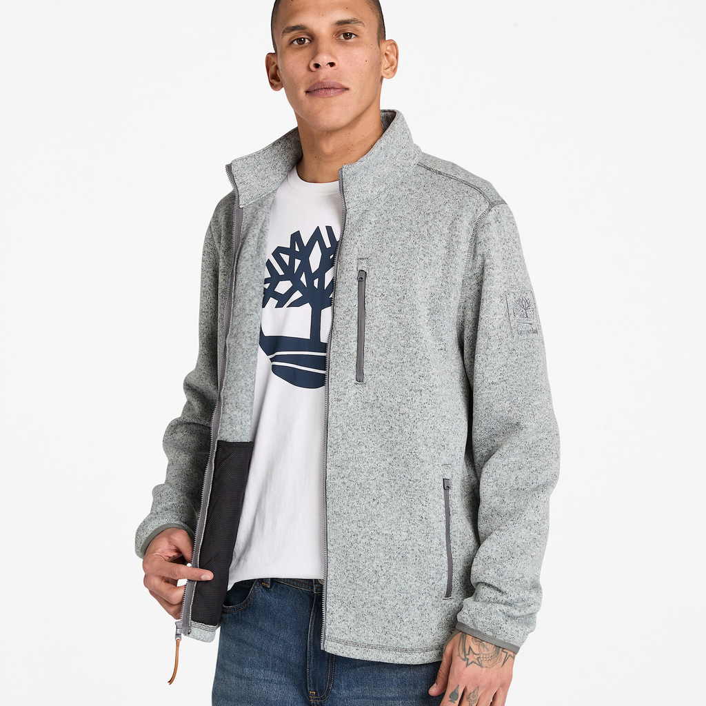 Melange Fleece Jacket - Image 4