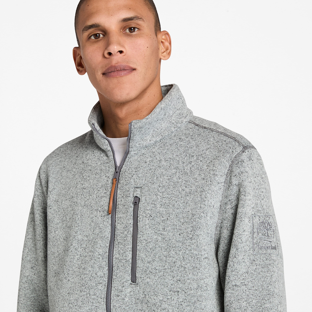 Melange Fleece Jacket - Image 3