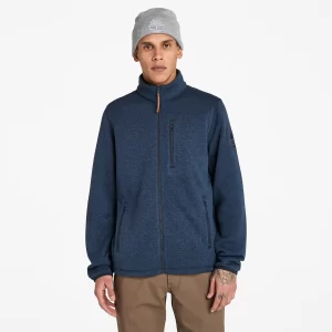 Mens Melange Fleece Jacket