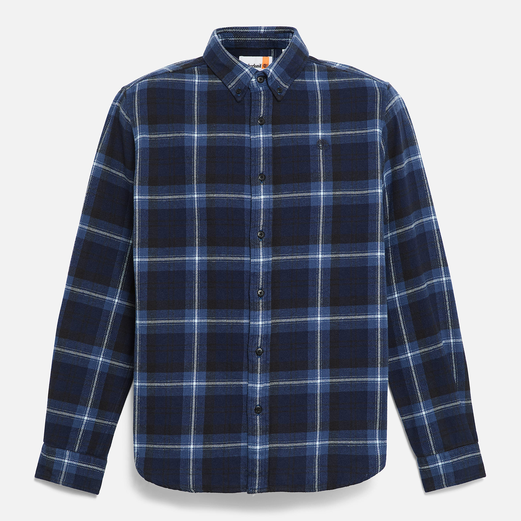 Mens Midweight Flannel Checkered Shirt - Image 4