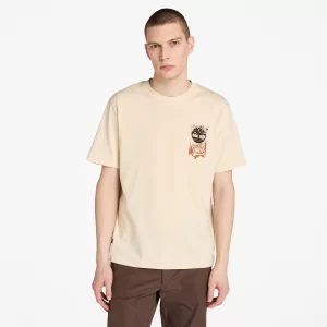 Mens Timberland? Brand Carrier Slogan Back Graphic T-Shirt