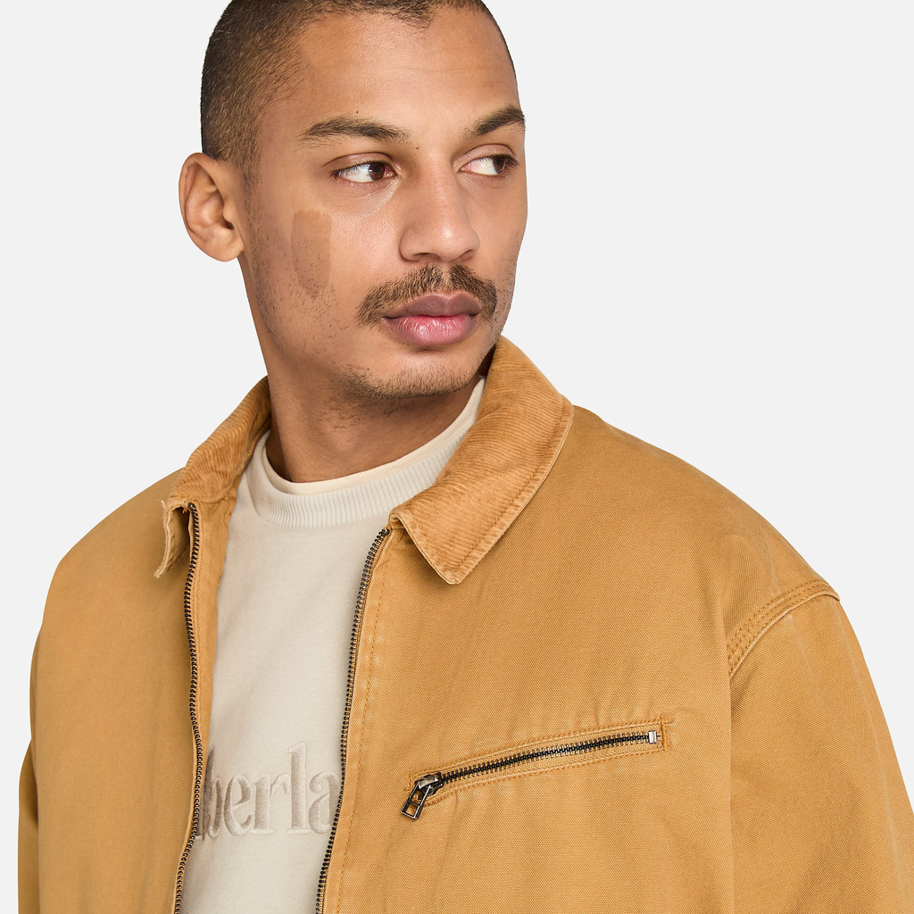 Mens Strafford Washed Canvas Jacket - Image 2