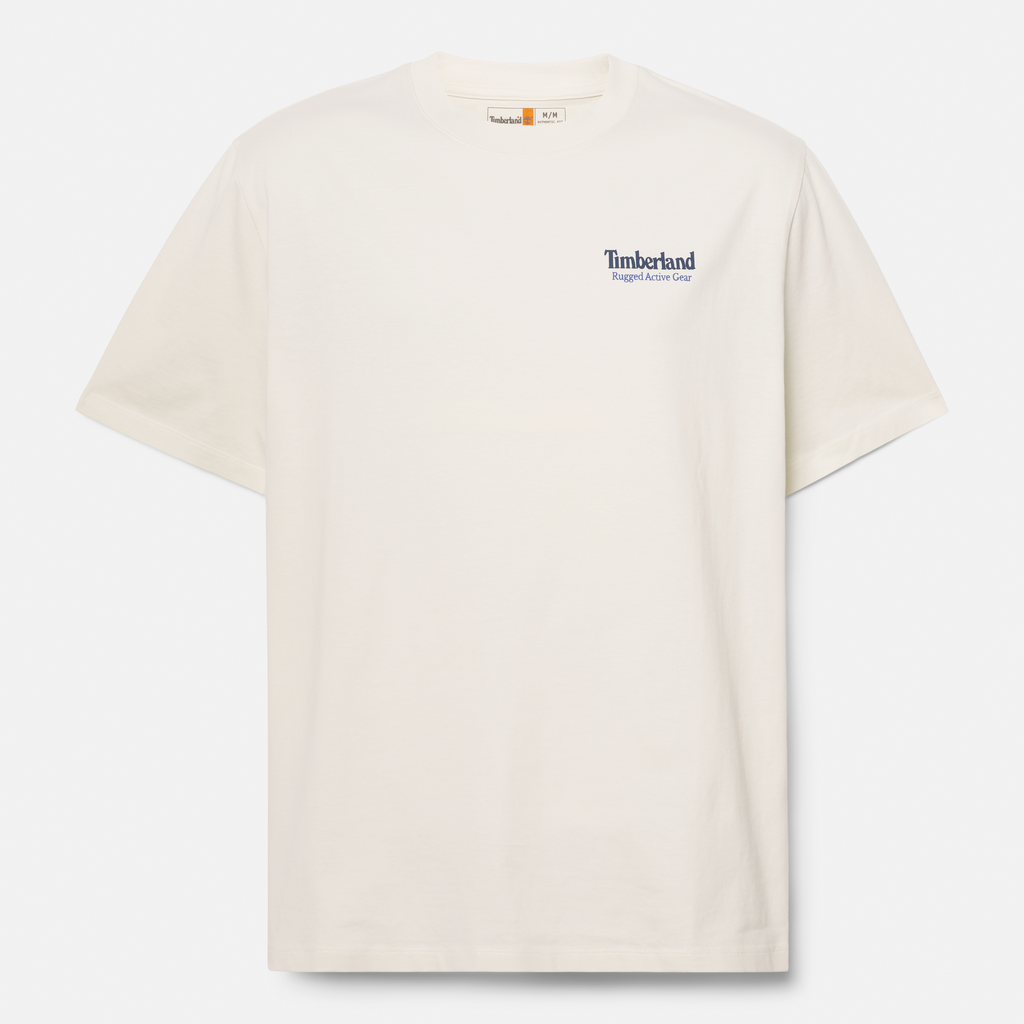 Mens Rugged Active Gear Back Graphic T-Shirt - Image 5