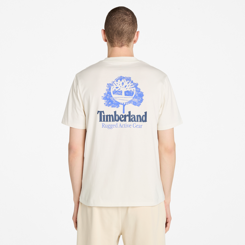 Mens Rugged Active Gear Back Graphic T-Shirt - Image 4