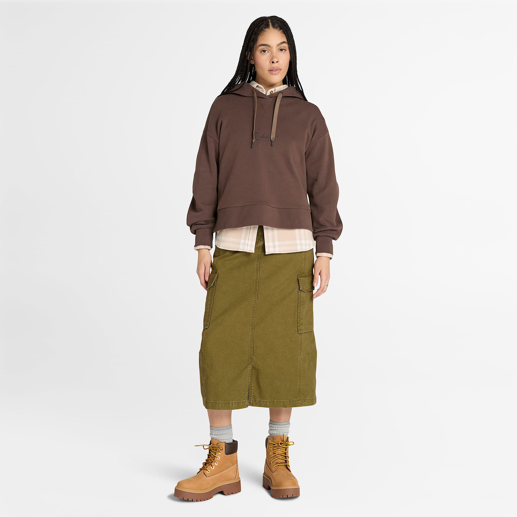 Womens Midweight Flannel Pocket Shirt - Image 2