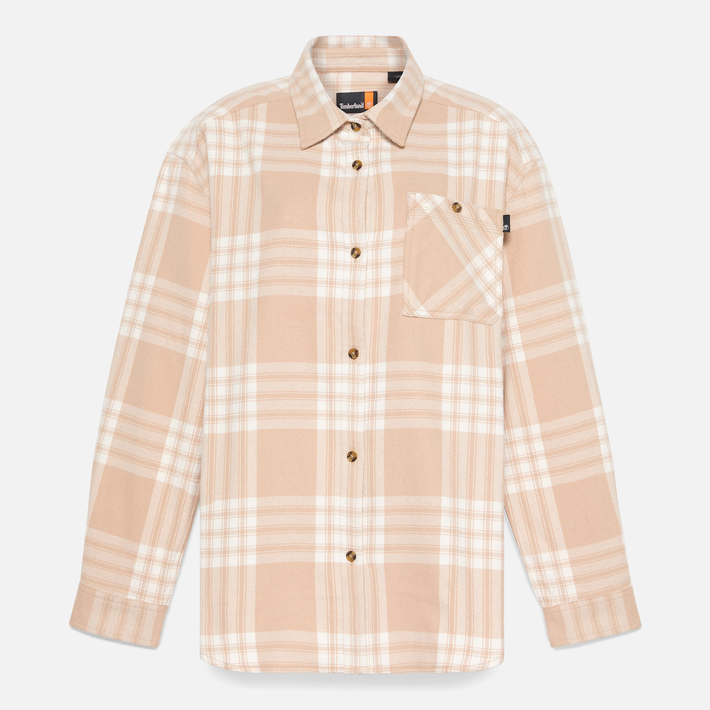 Womens Midweight Flannel Pocket Shirt - Image 4