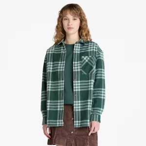 Womens Midweight Flannel Pocket Shirt