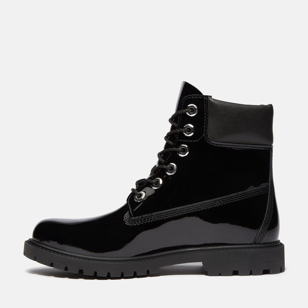 Womens Patent Leather Premium 6-Inch Waterproof Boot - Image 2