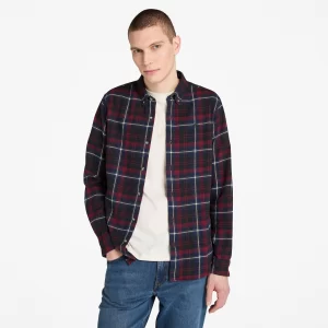 Mens Midweight Flannel Checkered Shirt