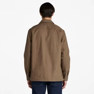 Mens Fleece Lined Overshirt
